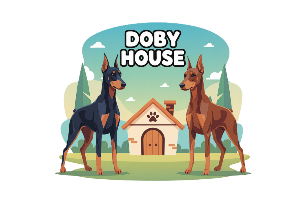 Doby House, logo o immagine della casa e design esterno