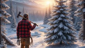 Abete Invernale per Natale