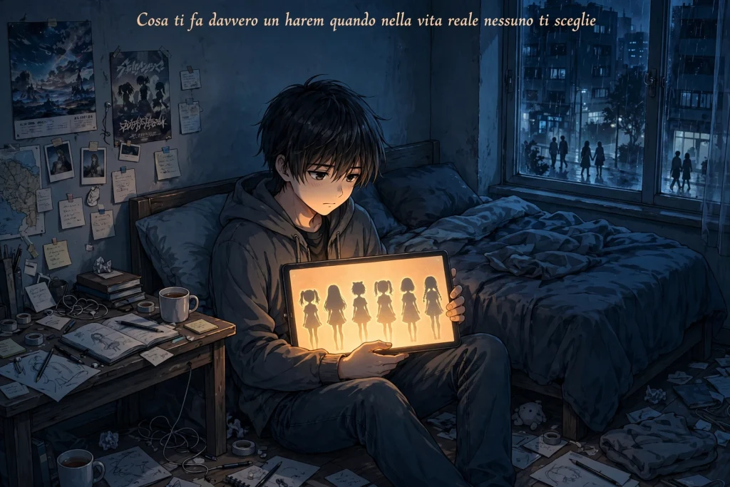 Akaneiro ni Somaru Saka - Cosa ti fa davvero un harem quando nella vita reale nessuno ti sceglie