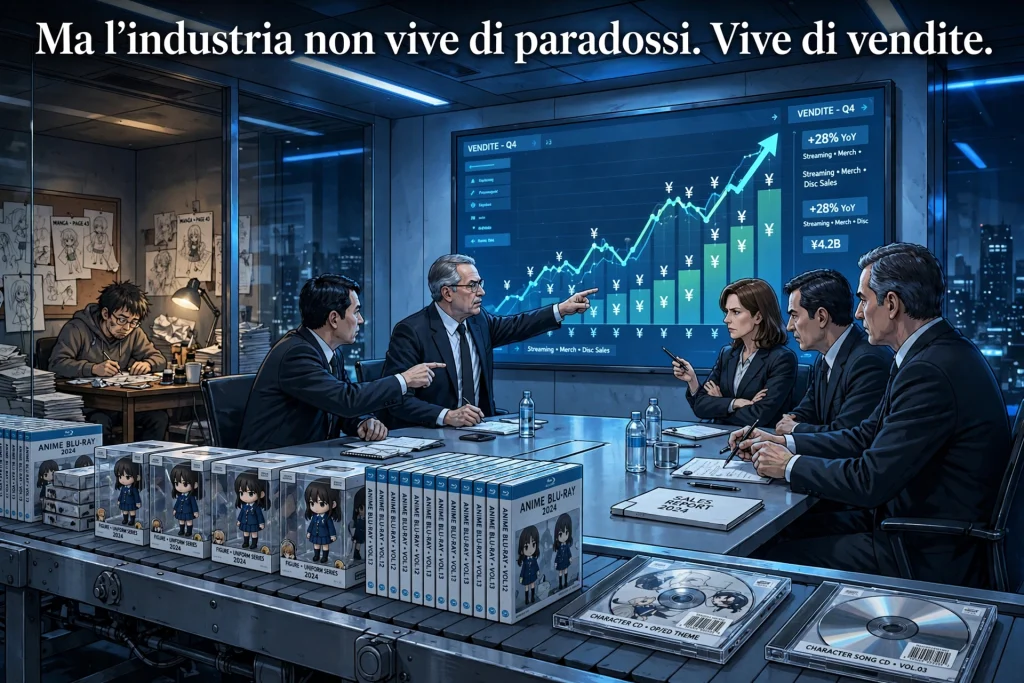Akaneiro ni Somaru Saka - Ma l'industria non vive di paradossi. Vive di vendite