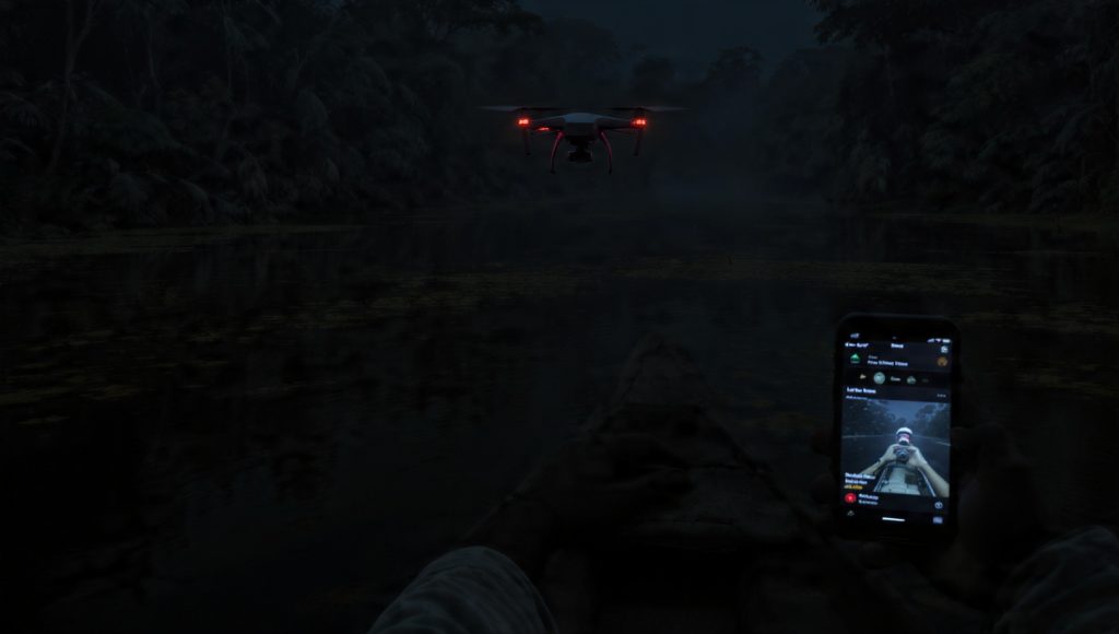 Mokele-Mbembe drone termico 2025 Congo