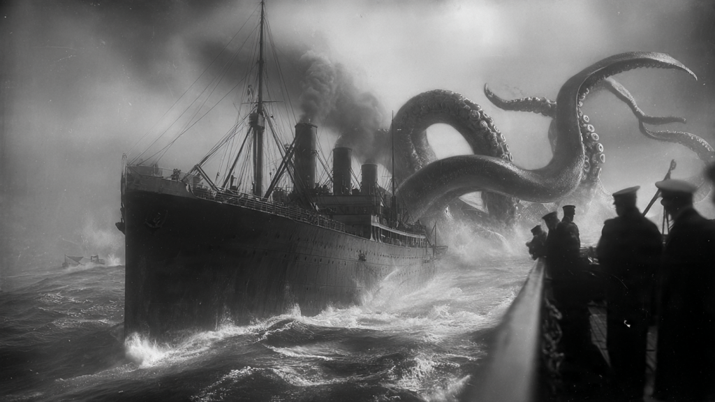 kraken - Acciaio contro Tentacoli: l'attacco alla motonave Brunswick (Anni '30)