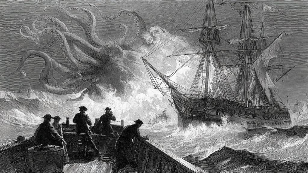 kraken - L'incidente dell'Alecton: quando la Marina francese prese a cannonate il Kraken