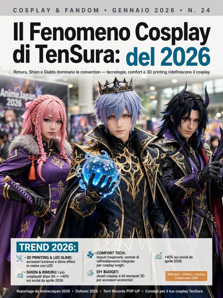 Tensei Shitara Suraimu Datta Ken - Il Fenomeno Cosplay di TenSura: I Trend del 2026